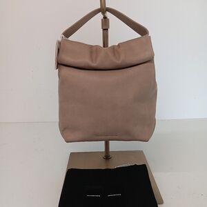 Alexander Wang Waxed Leather Lunch Tote - Mushroom